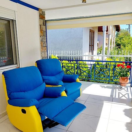 Nea Kallikrateia Villa Blue House מראה חיצוני תמונה