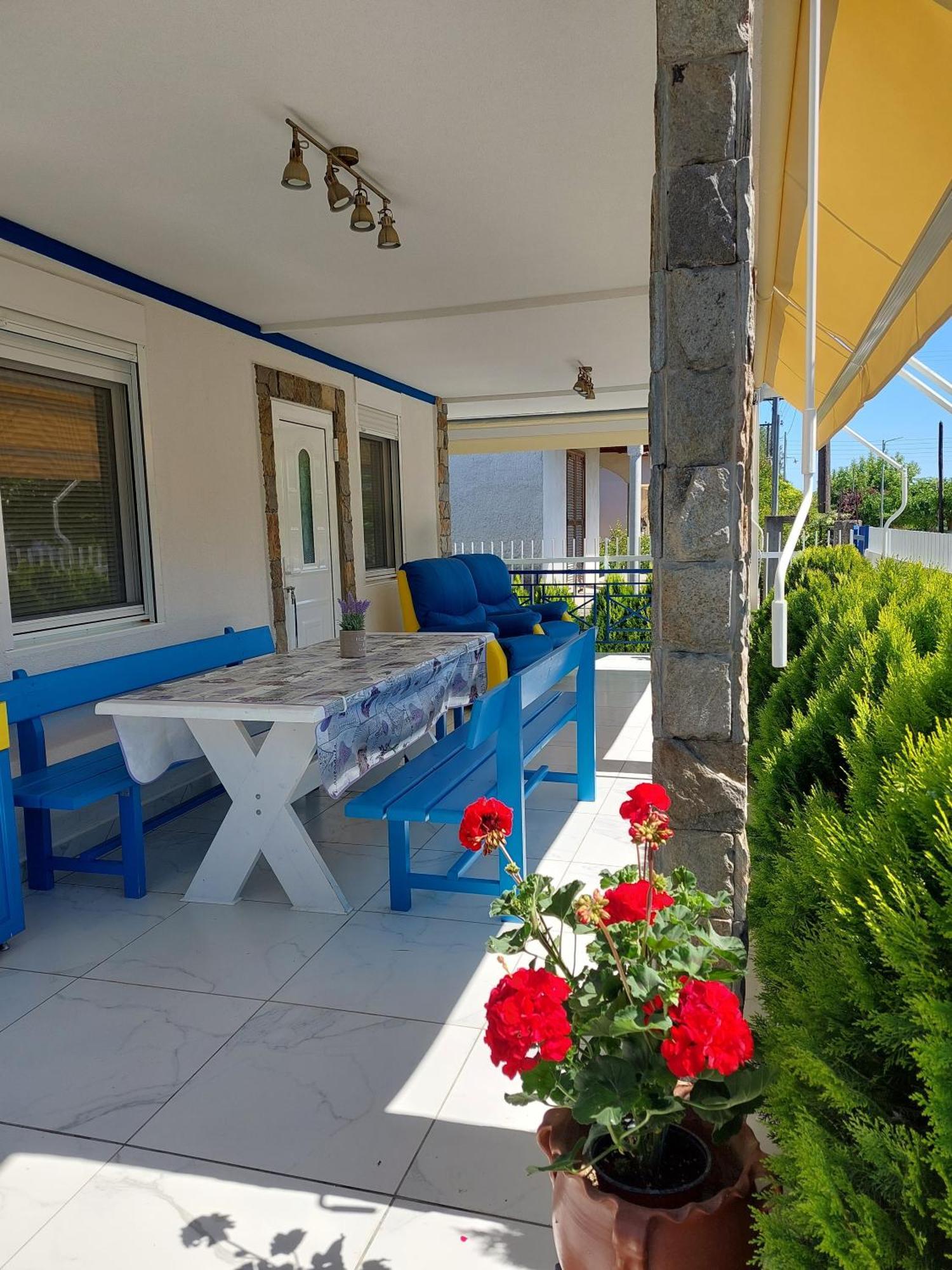Nea Kallikrateia Villa Blue House מראה חיצוני תמונה