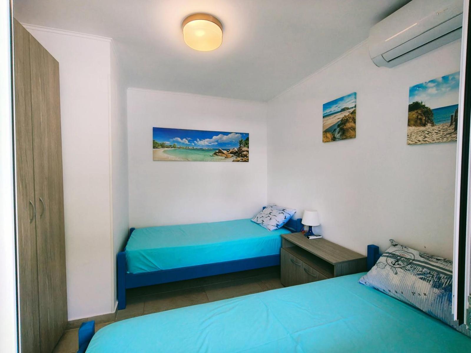 Nea Kallikrateia Villa Blue House מראה חיצוני תמונה